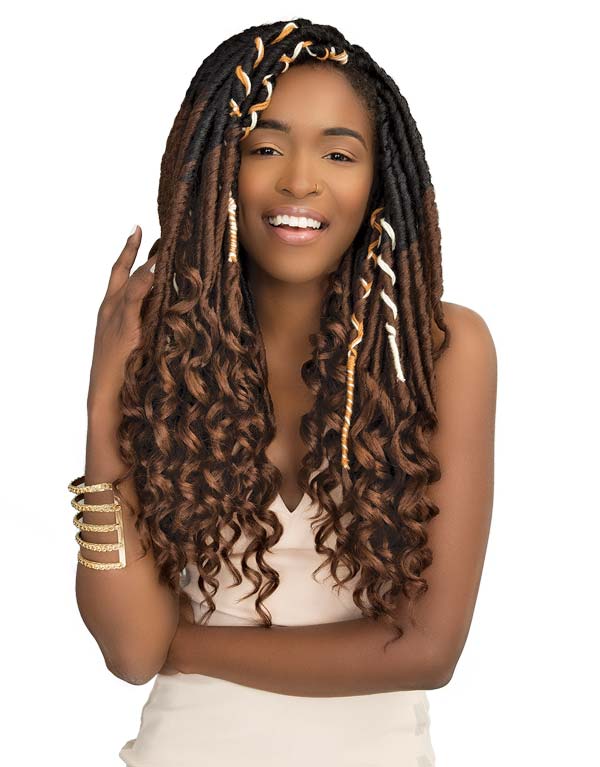 2X MAMBO ORGANIC GODDESS LOCS 18"