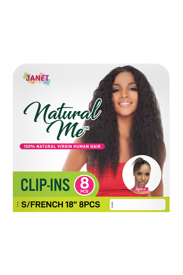 NATURAL ME S/FRENCH CLIP-INS 8PCS - Image 3
