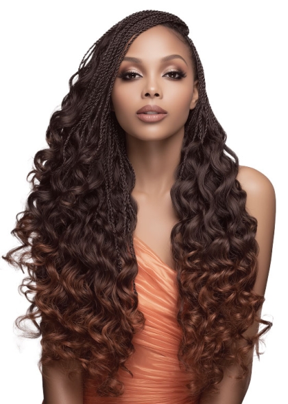 HH FEATHER CROCHET HAIR BODY 18"